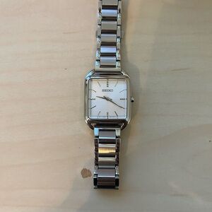 Seiko Silver Stainless Steel Watch